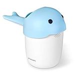 Navaris Baby Hair Rinser - Cute Animal Jug for Bath with 3 Different Pour Spouts - Helps Keep Water and Shampoo Out of Baby's Face and Eyes - Blue