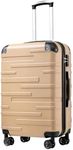 Coolife Luggage Suitcase Carry-on Hardside Travel Luggage TSA Lock Spinner Telescopic Handle