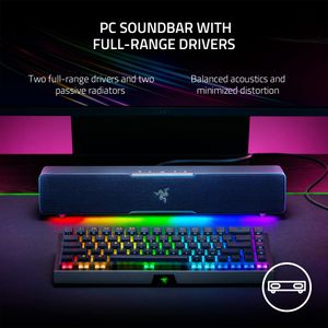Razer Leviathan V2 X Gaming Soundbar – Compact USB-C PC Speaker