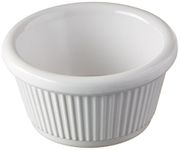 Winco RFM-2W Fluted Ramekins, 2-Ounce, White, 12-Pieces