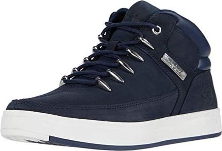 Timberland Men's Davis Square Hiker Boots, Navy Nubuck, 9 UK