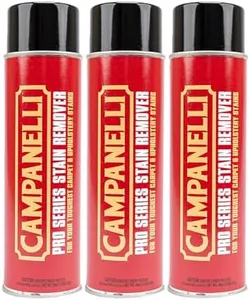 Campanelli Pro Series Stain Remover Point & Spray Carpet & Upholstery Cleaner for Pet Stains & Odors, Food Stains, Wine, Coffee, Dirt and More! – 3 Pack (18oz Each)