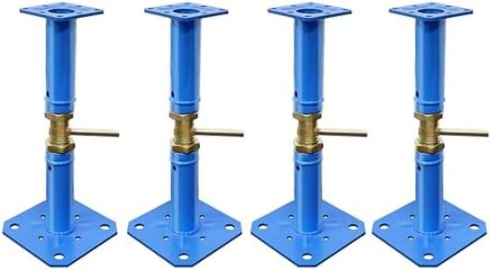 Adjustable House Jacks for Leveling - Q355B Carbon Steel Floor Jack, 11.5-20inch Bidirectional Thread Adjustable Jack with 10000lb Load Capacity for Attic, Roof Beam & Stair Platform, Rust Proof