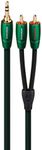 AudioQuest - Evergreen audio interconnect, 1x 3.5mm to 2x RCA (3m - single)