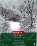 Derwent Academy Visual Art Diary Sketch Pad 80 Pages, 110 GSM (A3 Portrait)