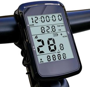Plyisty GPS Bike Computer, Wireless Cycling Computer with 2.4 Screen, Backlight, Waterproof Bike Odometer Speedometer, 28H & 1200mAh, Type C Rechargeable