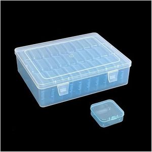 Bead Organizer Box- 31 Pcs Small Bead Organizers and Storage Plastic Cases Mini Clear Bead Storage Containers Boxes with Hinged Lid and Rectangle Bracelet Making DIY Jewelry Craft Nail Colorful box