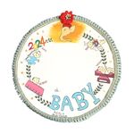 Customized Hand Printed Baby Foot Print Hoop