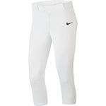 Nike Womens 3/4 Length Vapor Select Softball Pants White | Black L, White