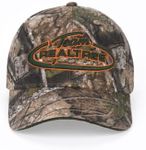 Bell Rangers Realtree APX Camouflage Cap Hat for Hunters Men and Women100% Cotton Twill (Peached), 3d Team Realtree Emblem With Circle, One Size