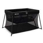 My Babiie MBTC3 Air-Light 3-in-1 Travel Cot, Bassinet, Playpen - Lightweight, from Birth to 15kg, Foldable, Travel Bag, Padded Mattress, Mesh Sides - Black