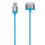 Belkin Mixit Colour Range 2 m 30-Pin Charge and Sync Cable for iPhone 4/4s, iPad 2, 3 and 4 - Blue