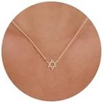 GUOKE Star of David Necklace - 14K 