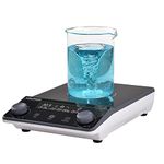 LACHOI LCD Digital Magnetic Stirrer 5.9 inch Stir Plate with stir bar 100-2000RPM Max Stirring Capacity 5000ml Magnetic Stir Plate Magnetic Mixer Lab Stirrers(No Heating)