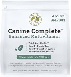 Wholistic Pet Organics: Multivitamin for Dogs Organic, Homemade Dog Food Supplement-Dog Multivitamin with Probiotics, Healthy Immune System, Digestive Support for All Ages 121 Day Supply