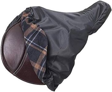 Centaur Fleece-Lined Saddle Cover Black/Brown