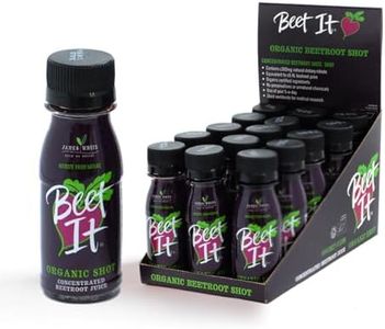 BEET IT Circulation Organic Beet Root Juice Shots - 300mg Dietary Nitrate for Heart Health Support (15 x 2.4 fl. oz.), Non-GMO, Natural Blood Pressure Support & Juice Shots