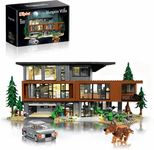 UROINT Vampire Villa Building Blocks Sets, 2813+ Pcs | Fantasy Craft for Book Lovers, Modern House Model Toy with Lights, Villa Design for Film Fans, for Adults Teens Boys Girls