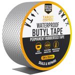 Target Control™ | Waterproof Tape | 5M X 55MM | Pipe Tape for Leaking Water Pipes, Leak Repair, Water Proof to Stop Leaks & Waterproof Repair Tape