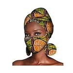 African Headwraps Earrings Face Mas