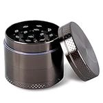 AYNKH Herb Grinder, 4 Layers Portable Zinc Alloy Grinders with Pollen Catcher Scraper, Magnetic Top and Sifter for Dry Herb and Spices