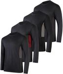 Real Essentials 4 Pack Mens Black L