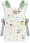 GAGAKU Dolls Carrier Front and Back Soft Cotton for Baby Girls Over 36 Months, Cute Pattern