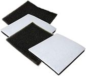 HQRP 4-Pack Foam Filter Compatible 