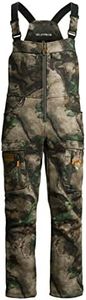 ScentLok BE:1 Voyage Water Resistant Midweight Fleece Bowhunting Bibs for Men (Mossy Oak Terra Outland, Large)