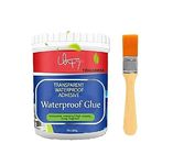 Waterproof Adhesive Glue, 300gm, with Brush, Transparent, for Roof Leakage, Crack Seal, Water Leakage Solution, Waterproofing for Pipe, Wall, Tiles (PACK OF 1)