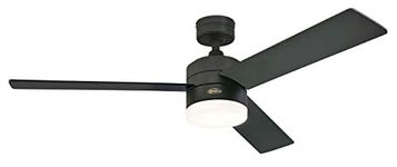 Westinghouse Lighting 7205914 Ceiling Fan Alta Vista 52" Black Matte Finish