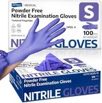 Supmedic Nitrile Exam Gloves, 3.5 M