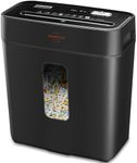 VidaTeco Shredder for Home Use 8-Sheet Cross-Cut Paper Shredder with P-4 Higher Security,Shred Card/Clip/Staple,Small Document Shredding Machine for Home Office Heavy Duty with Jam Proof,3.04-Gal Bin