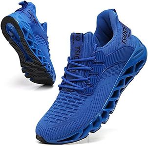 TSIODFO Blue Shoes for Men Sneakers Size 10 mesh Breathable Comfort Fashion Sport Running Tennis Athletic Walking Jogging Shoe