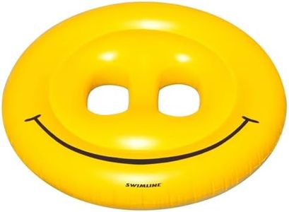 Swimline Smiley Face Pool Float , Yellow