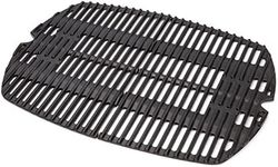 Barbqtime Cast Iron Cooking Grates for Weber Q200, Q220, Q2000, Q2200, Q2400 Series Gas Grill, 2 Pack Grill Parts Grill Grates Replacement for Weber 7645, 53060001