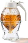 PAULSWAY Glass Honey Dispenser Jar 