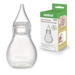 haakaa Baby Nasal Aspirator| Safe Baby Nose Cleaner| Easy-Squeezy Silicone Bulb Syringe, BPA Free