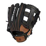 EASTON Prime Slowpitch Softball Glove, 12.5", RHT, Softball Deep Pocket Design, Single Post Web, PSP125