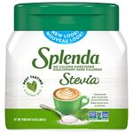 SPLENDA Stevia No Calorie Sweetener, Plant Based Sugar Substitute Granulated Powder, 9.8 oz Jar