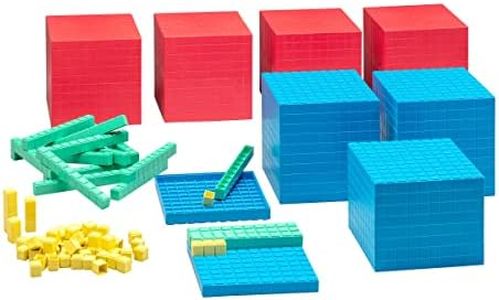 WISSNER® AKTIV lernen - Set de calcul décimal pour la Classe, 184 pces en BTE Carton - RE-Plastic®