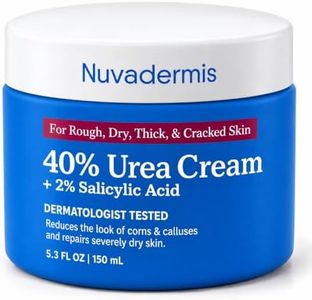 NUVADERMIS Urea Cream 40 Percent for Feet - 40% Urea Foot Repair Lotion - Maximum Strength For Dry Cracked Heels - 2% Salicylic Acid, Shea Butter, Tea Tree Oil, Vitamin E - 5.29 oz Jar