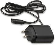 Braun - Replacement Wall Charger for Braun Shavers Series 1 3 5 7 9 - Part-No.: 81719643 - Type/Tipo 492-5214/492-5217 - 12V 400mA Wall Power Adapter (Type 492-5214, Black)