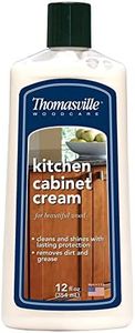 THOMASVILLE KITCHEN CABINET CREAM - Multisurface Wood Cleaner and Polish Furniture Quick Shine Restorer Protector Kitchen Cabinets Surface Cleaner House Cleaning Supplies Home Improvement, 12 Oz