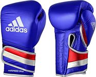 adidas Adi-Speed 501 Pro Boxing and Kickboxing Gloves for Women & Men (MET Blue/RED/Silver, 10 oz)