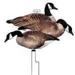 Higdon Outdoors Flats Magnum Canada Motion Silhouette Canada Goose Decoys, 12-Pack