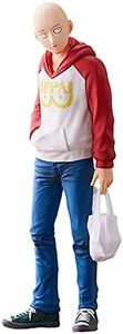 Anime One Punch Man Figure, Saitama Figure 18 cm PVC Modèle Action Figure Jouets Ornements De Bureau À Collectionner Fournitures Cadeau