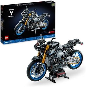 LEGO Technic Yamaha MT-10 SP Motorbike Mode Kit for Adults to Build, Authentic Motorcycle Replica Building Set with 4-Cylinder Engine, Functional Steering and AR App, Gift for Men & Women 42159