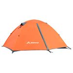 BISINNA 2 Man Tent Waterproof Windproof Two Doors Lightweight Backpacking Tent Easy Setup Double Layer Outdoor Tent for Family Camping Hunting Hiking Mountaineering Travel