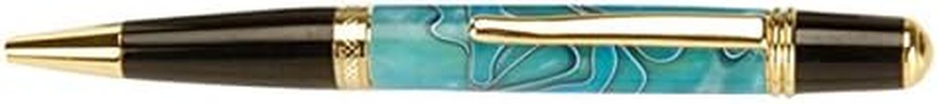 WOODRIVER Persian Blue Pen Blank - 3/4" X 3/4" X 5" - Pen Kit Sold Separately